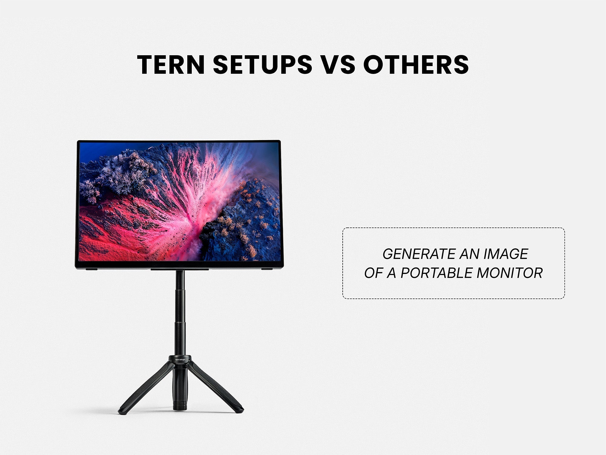 Tern Setups vs Regular Portable Monitors