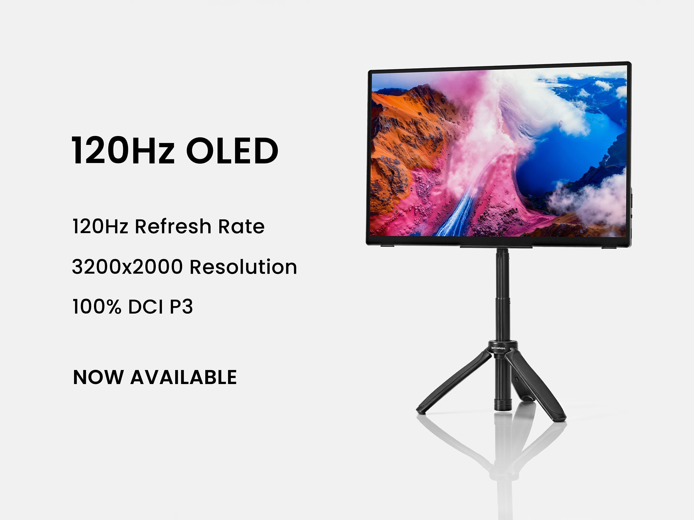 Tern Setups Launches the Most Advanced 16-Inch Monitor: 120Hz 3K OLED