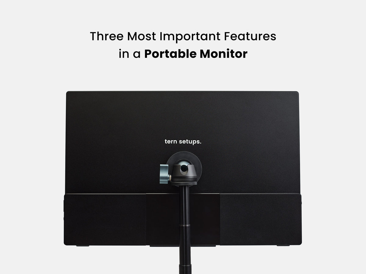 Important Computer Screen The Three Most Important Features in a Portable Monitor – Tern Setups